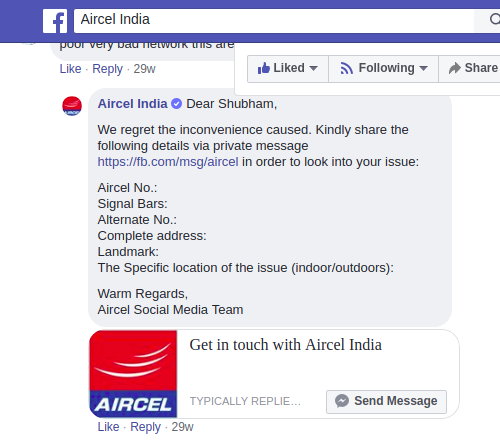 Aircel India 
