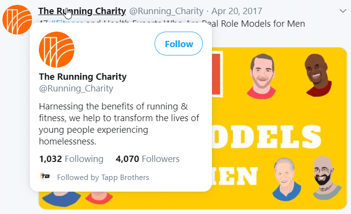 A screenshot of a Twitter user from Quuu sharing a Quuu Promote user's content, and they have over four thousand followers.