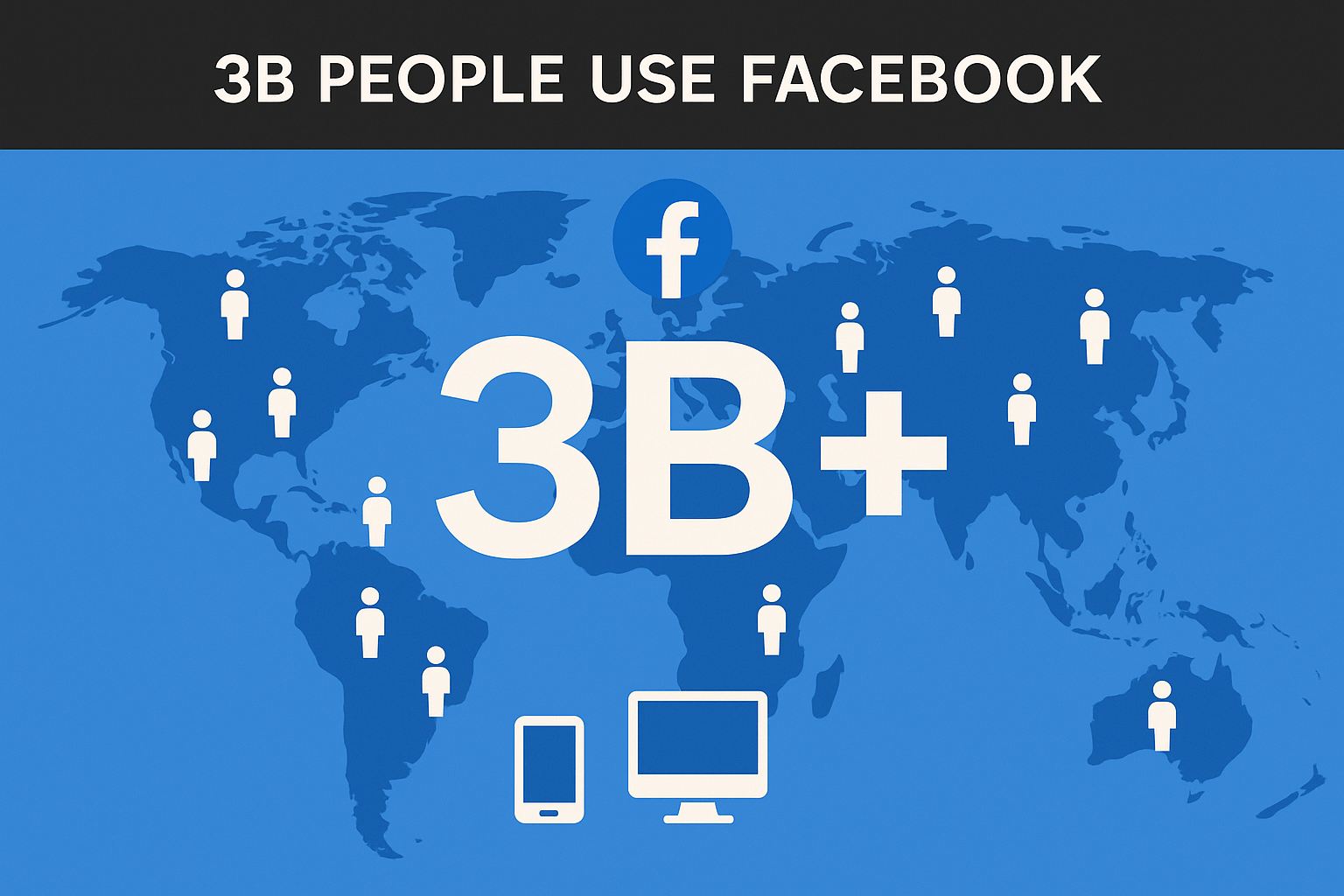 Facebook still commands over 3 billion monthly active users (Source: Sprout Social)