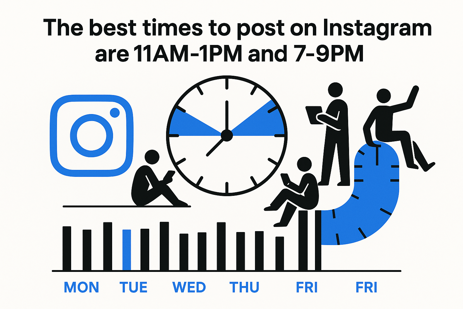 Instagram posts during peak hours (11 AM-1 PM, 7-9 PM) on Monday-Friday can achieve 35-40% higher engagement