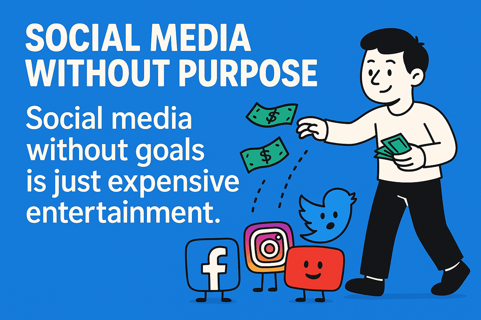 Social media without goals is just expensive entertainment