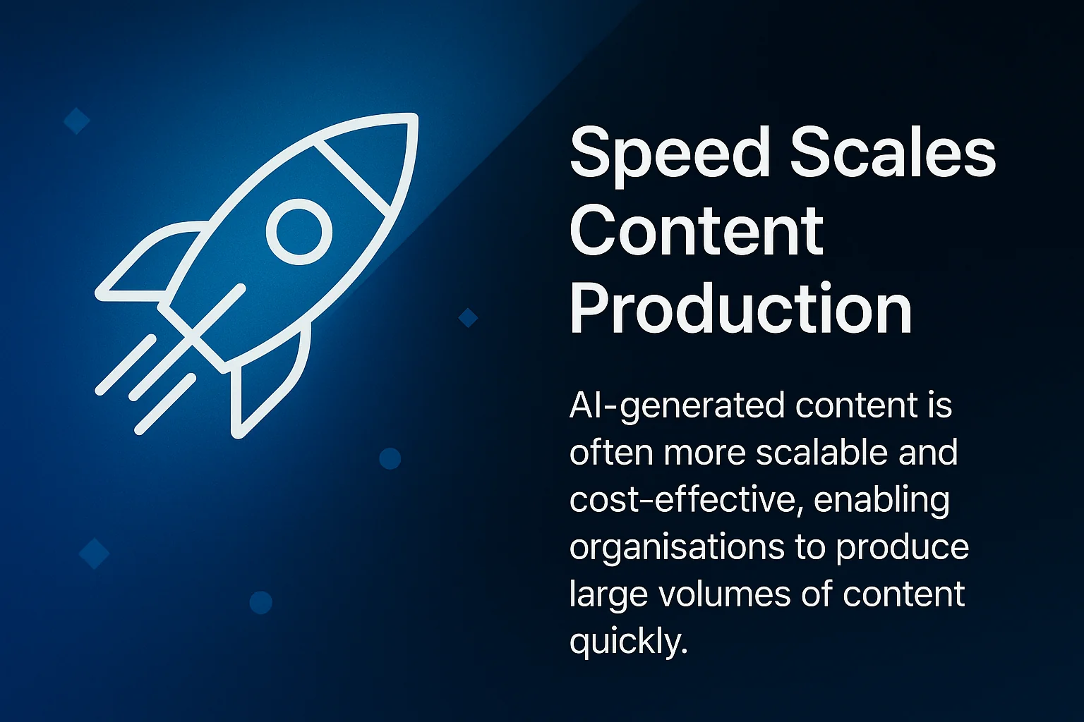 Speed Scales Content Production