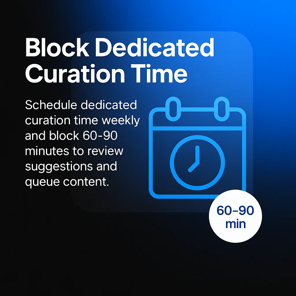 Block Dedicated Curation Time