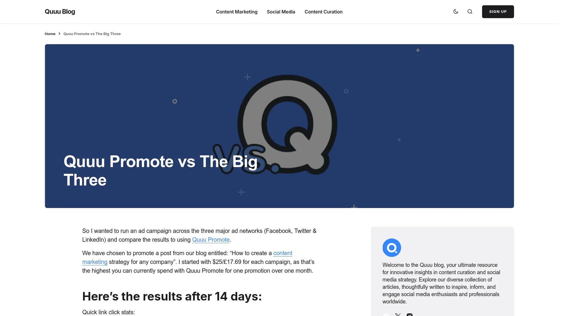 Screenshot of https://blog.quuu.co/quuu-promote-vs-the-big-three/