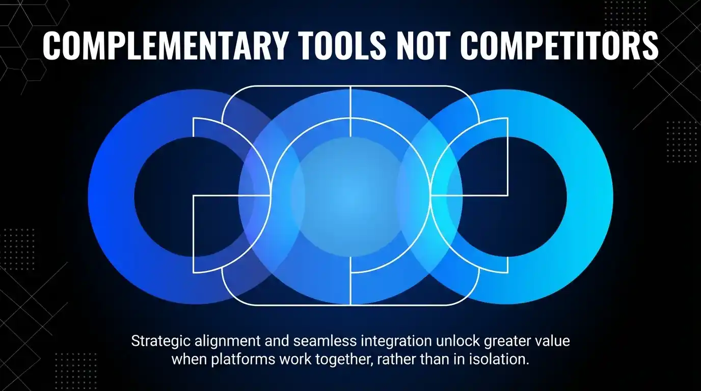 Complementary Tools Not Competitors