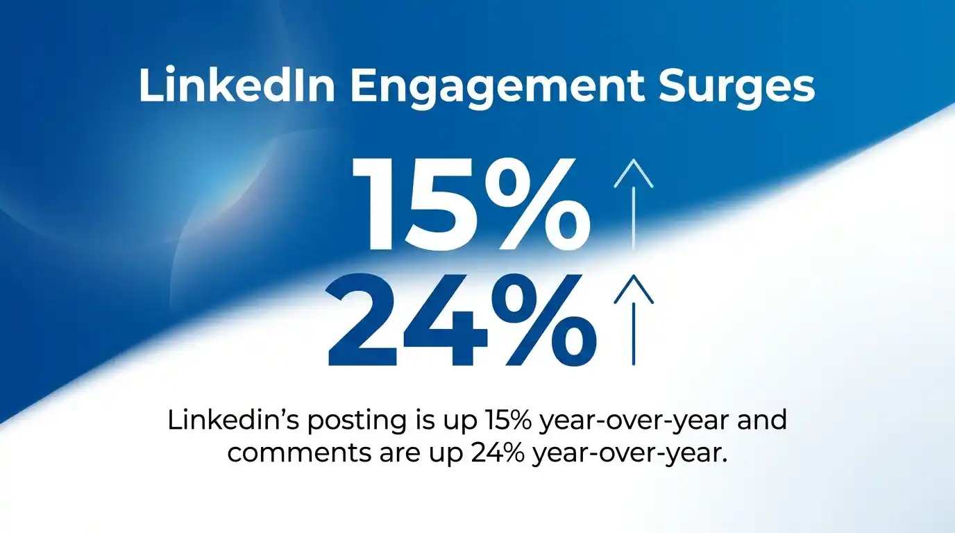 LinkedIn Engagement Surges