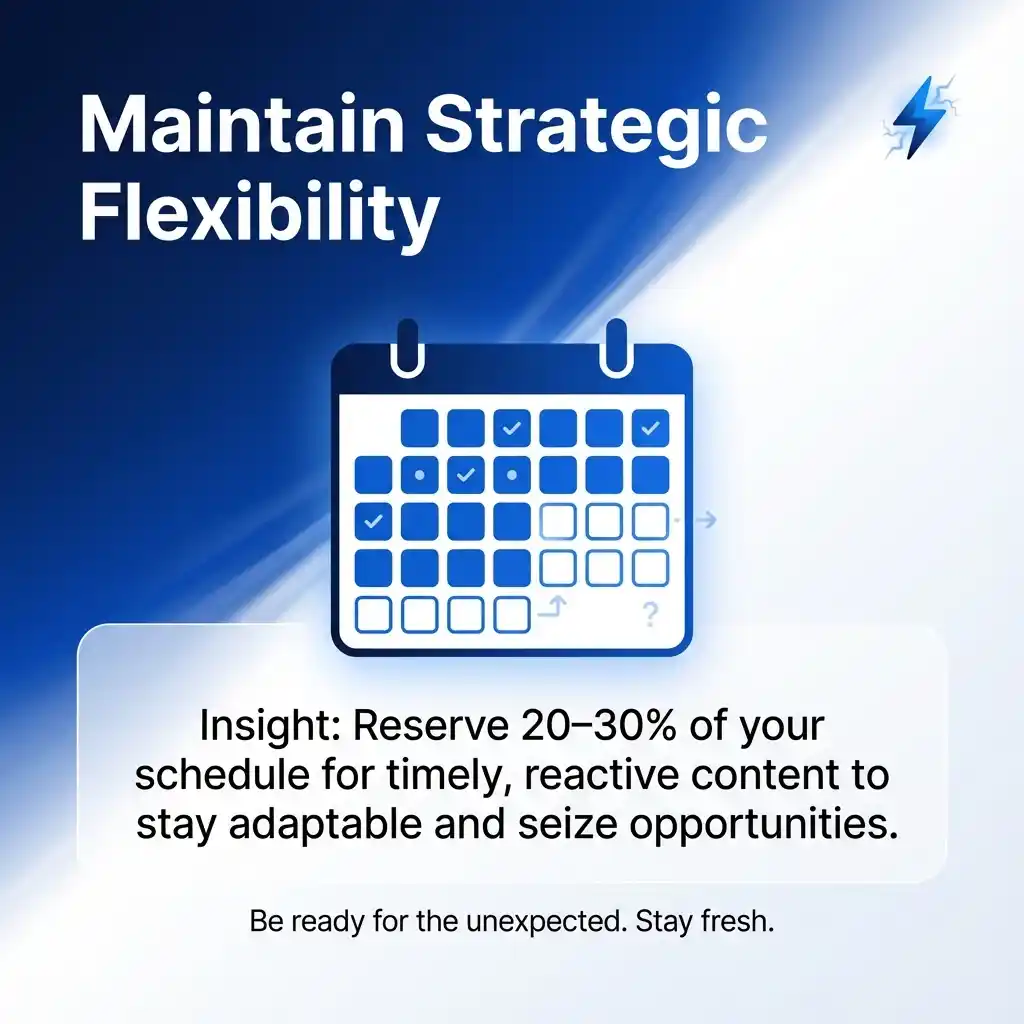 Maintain Strategic Flexibility