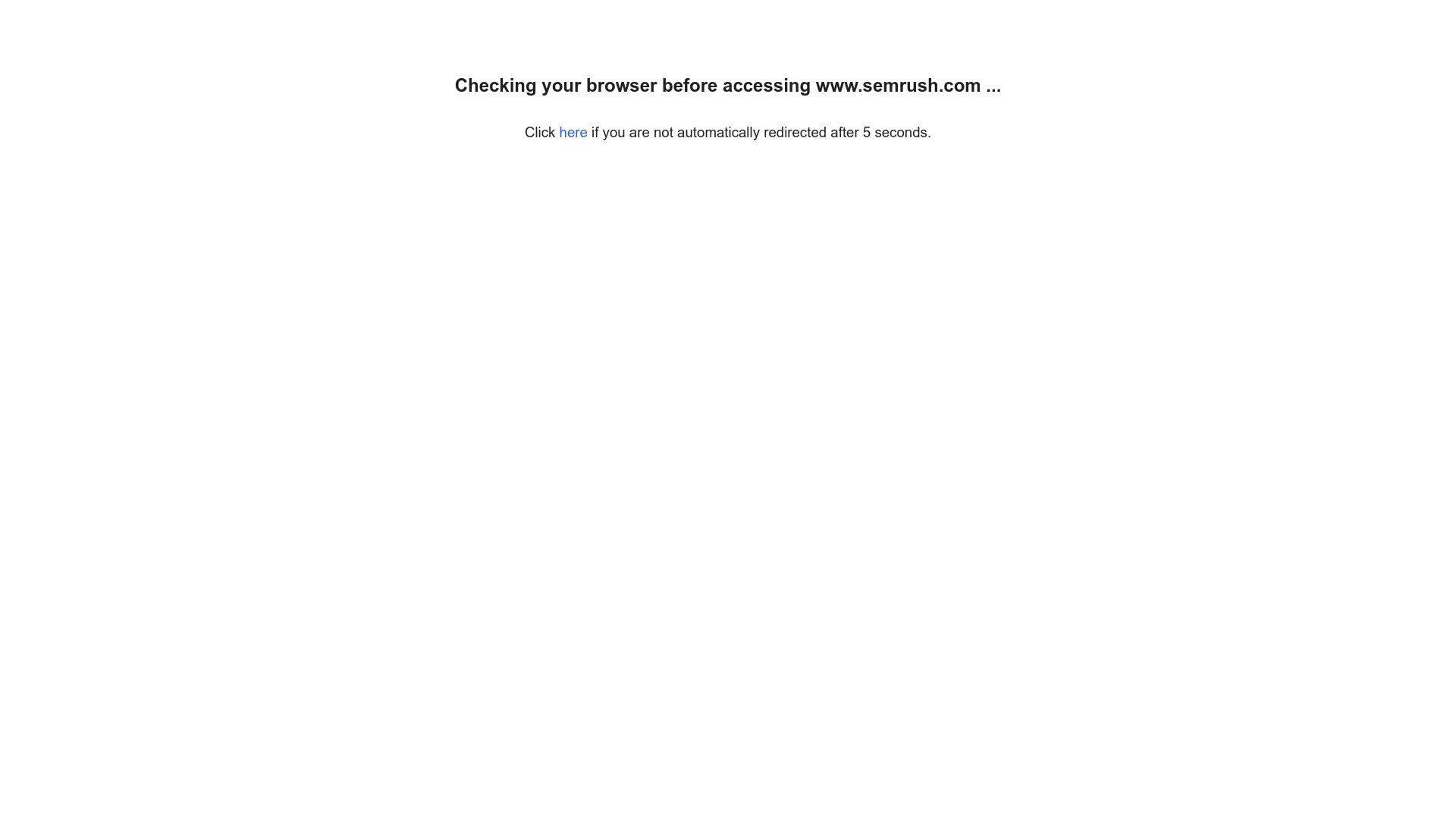 Screenshot of https://www.semrush.com