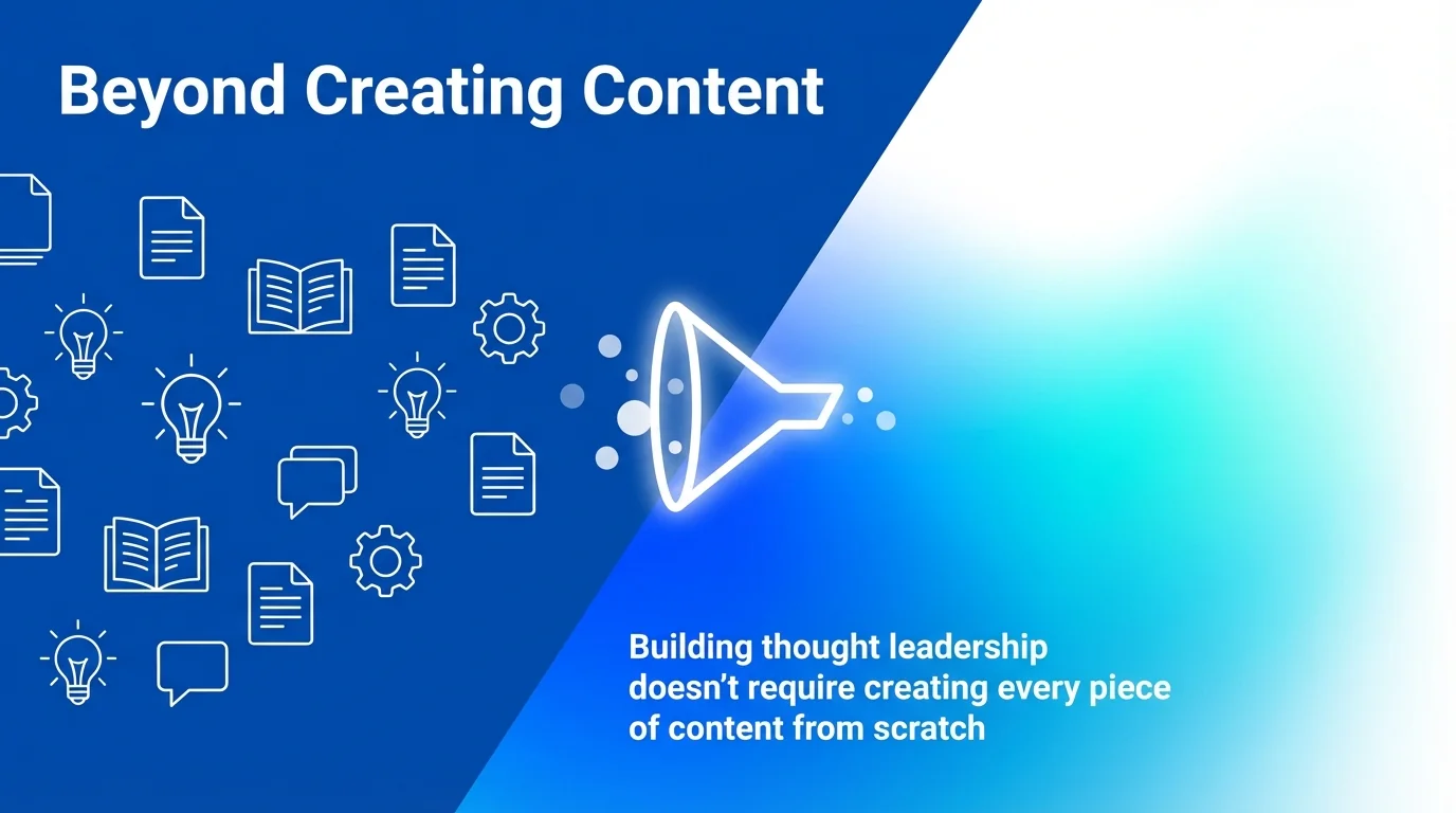 Beyond Creating Content