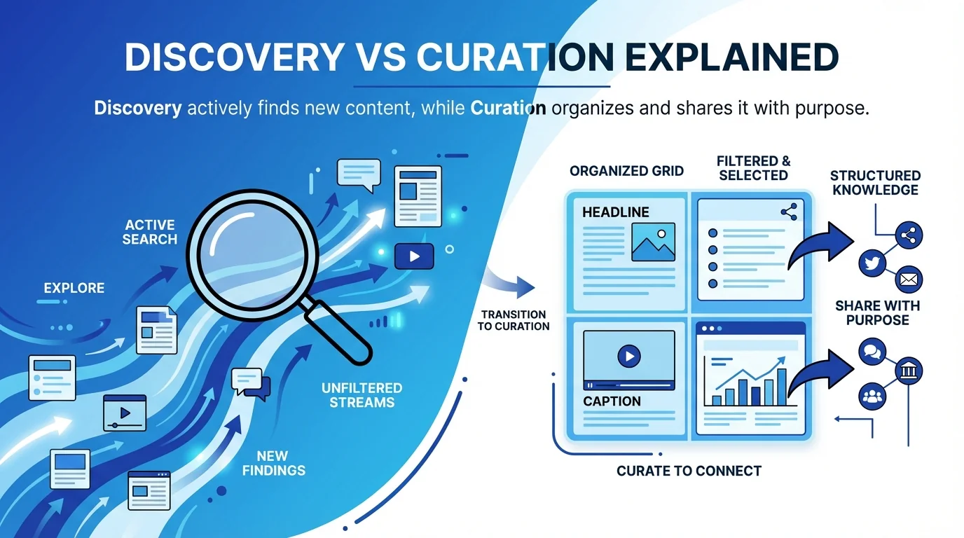 Discovery vs Curation Explained