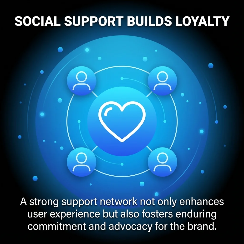 Social Support Builds Loyalty
