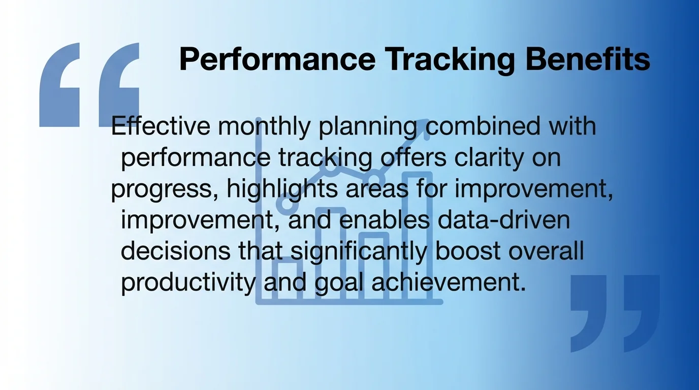 Performance Tracking Benefits