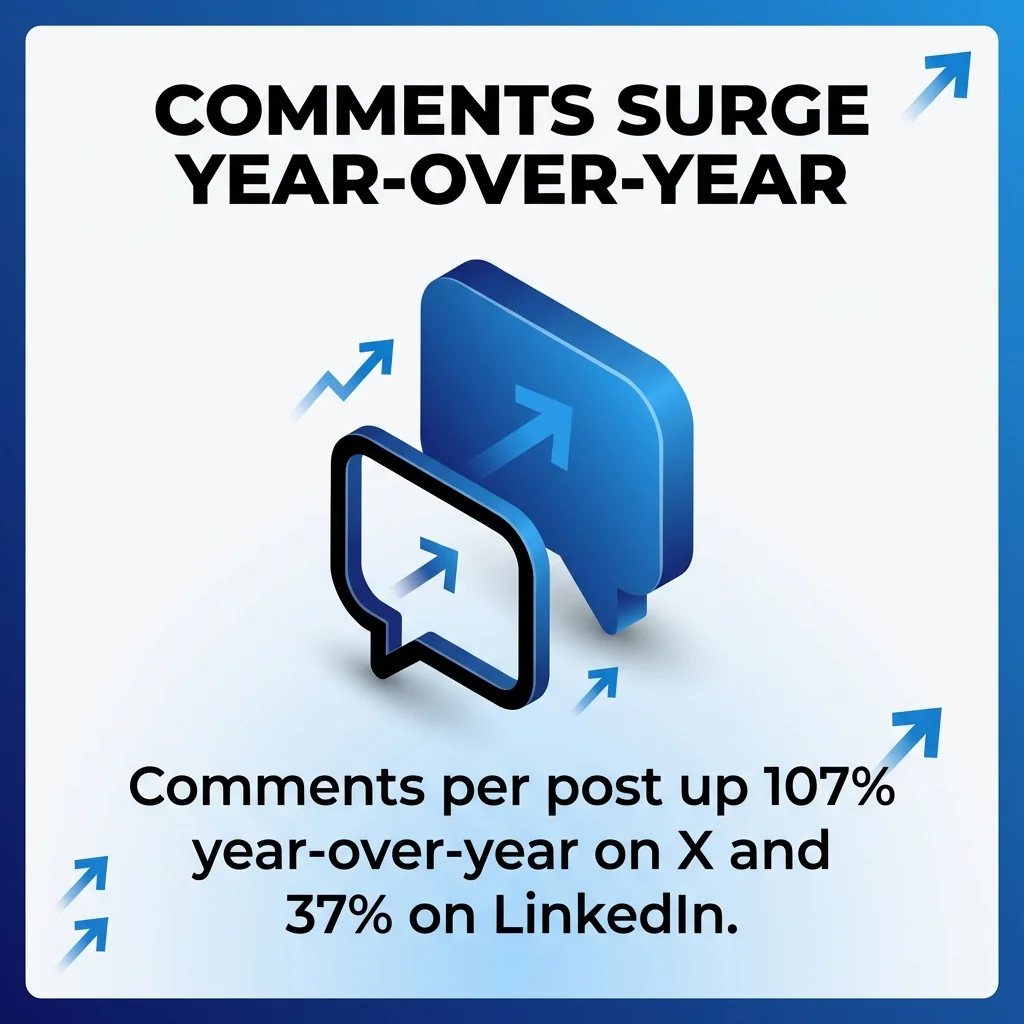 Comments Surge Year-Over-Year