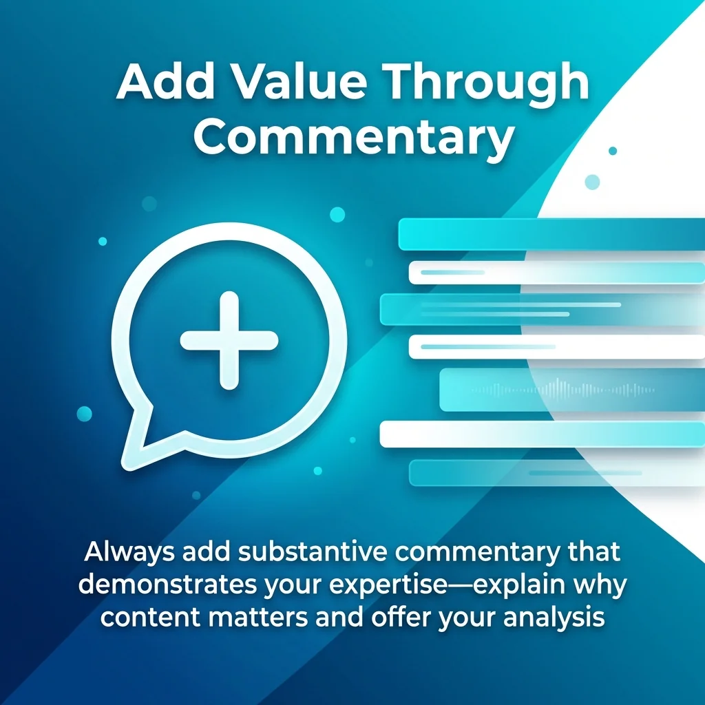 Add Value Through Commentary