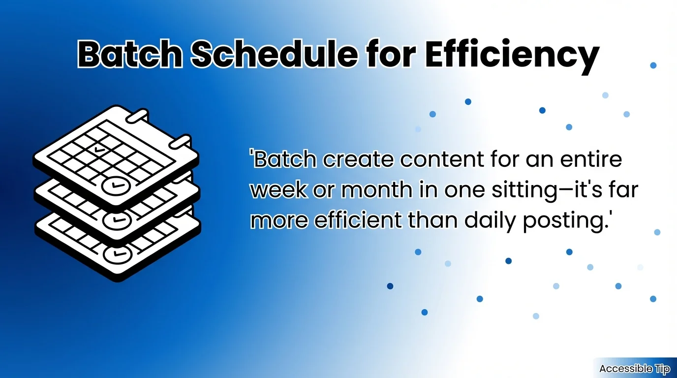 Batch Schedule for Efficiency