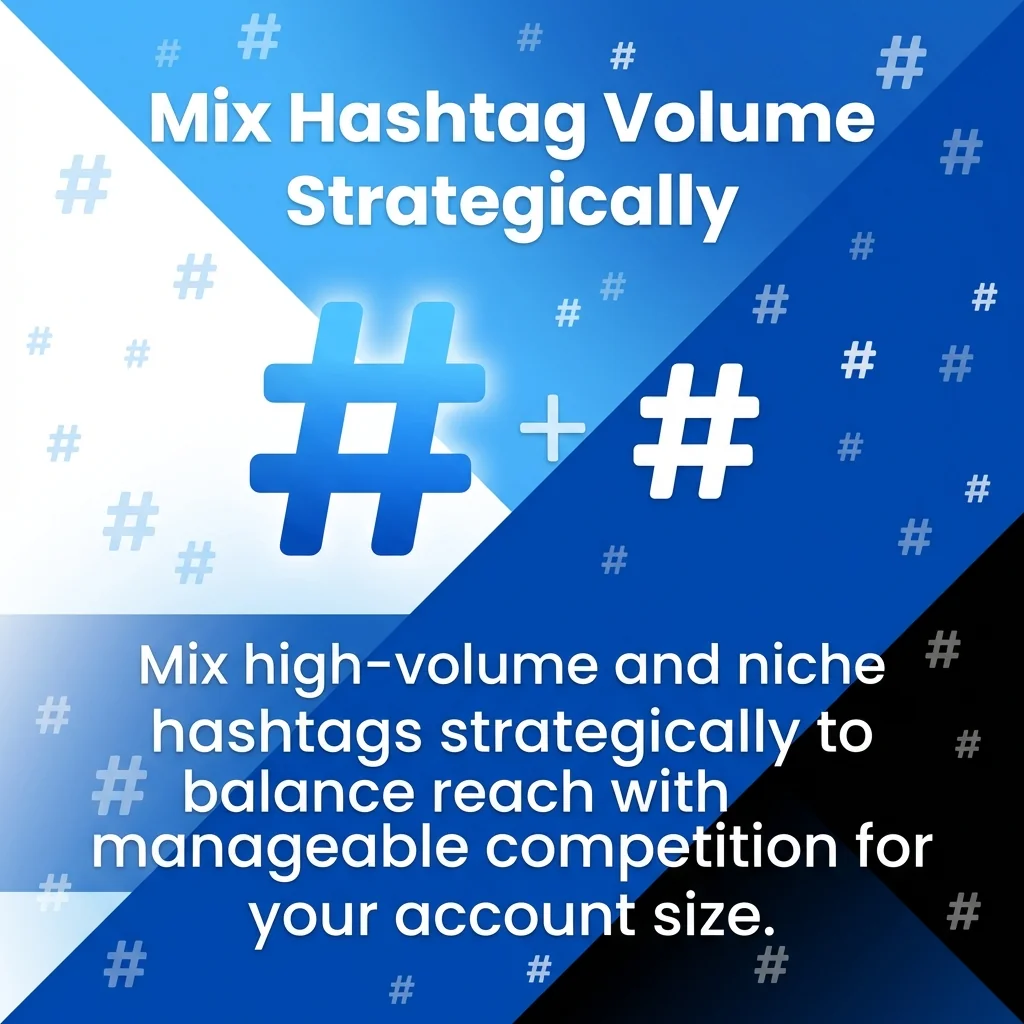 Mix Hashtag Volume Strategically