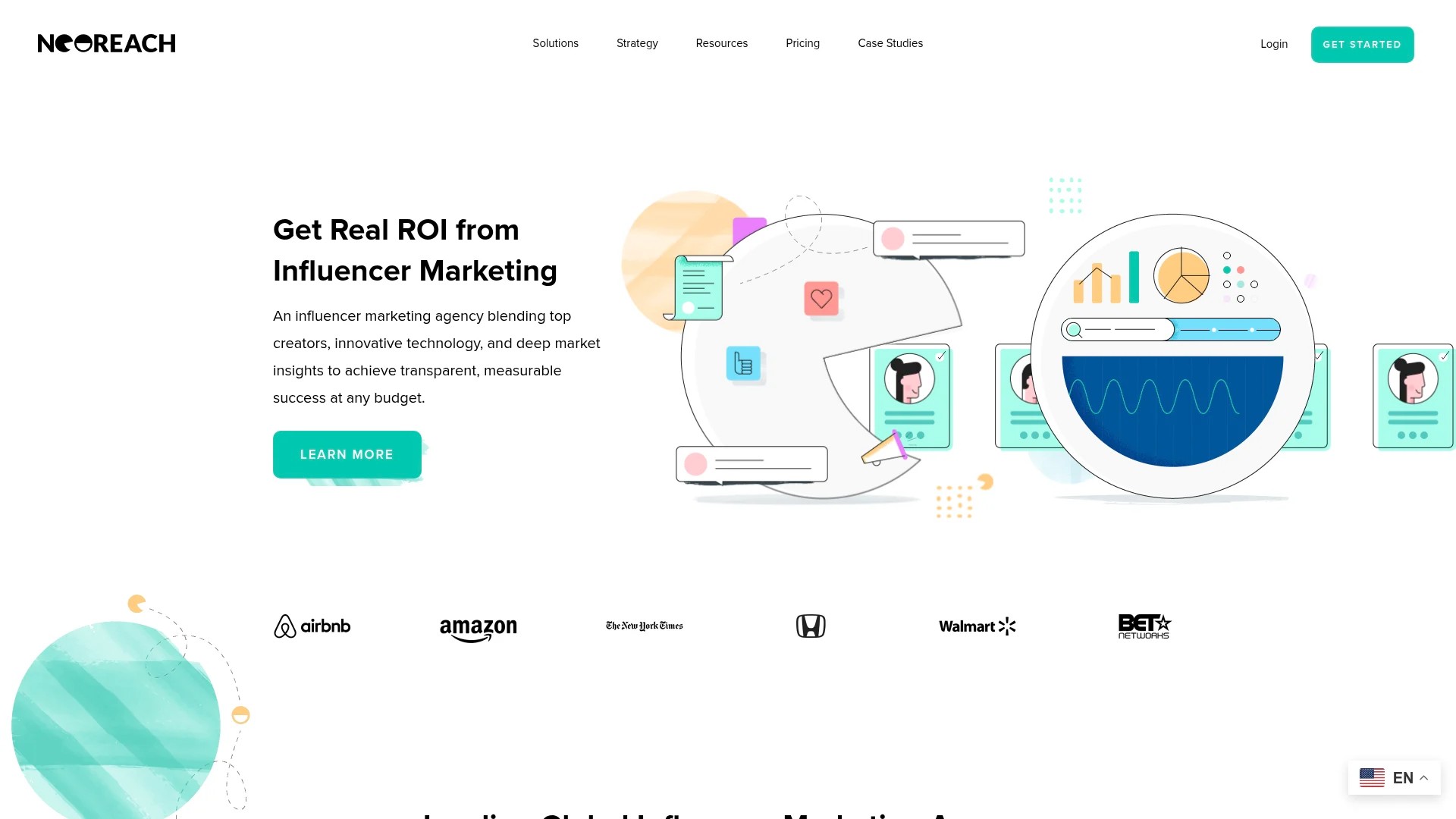 Screenshot of https://neoreach.com
