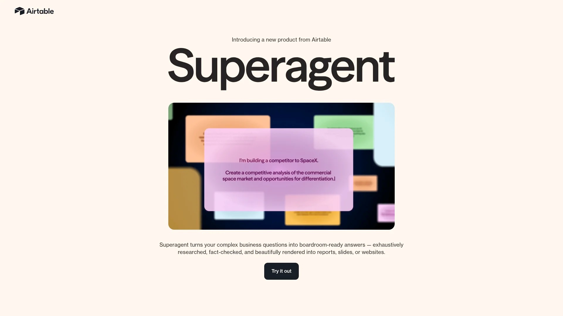 Screenshot of https://airtable.com