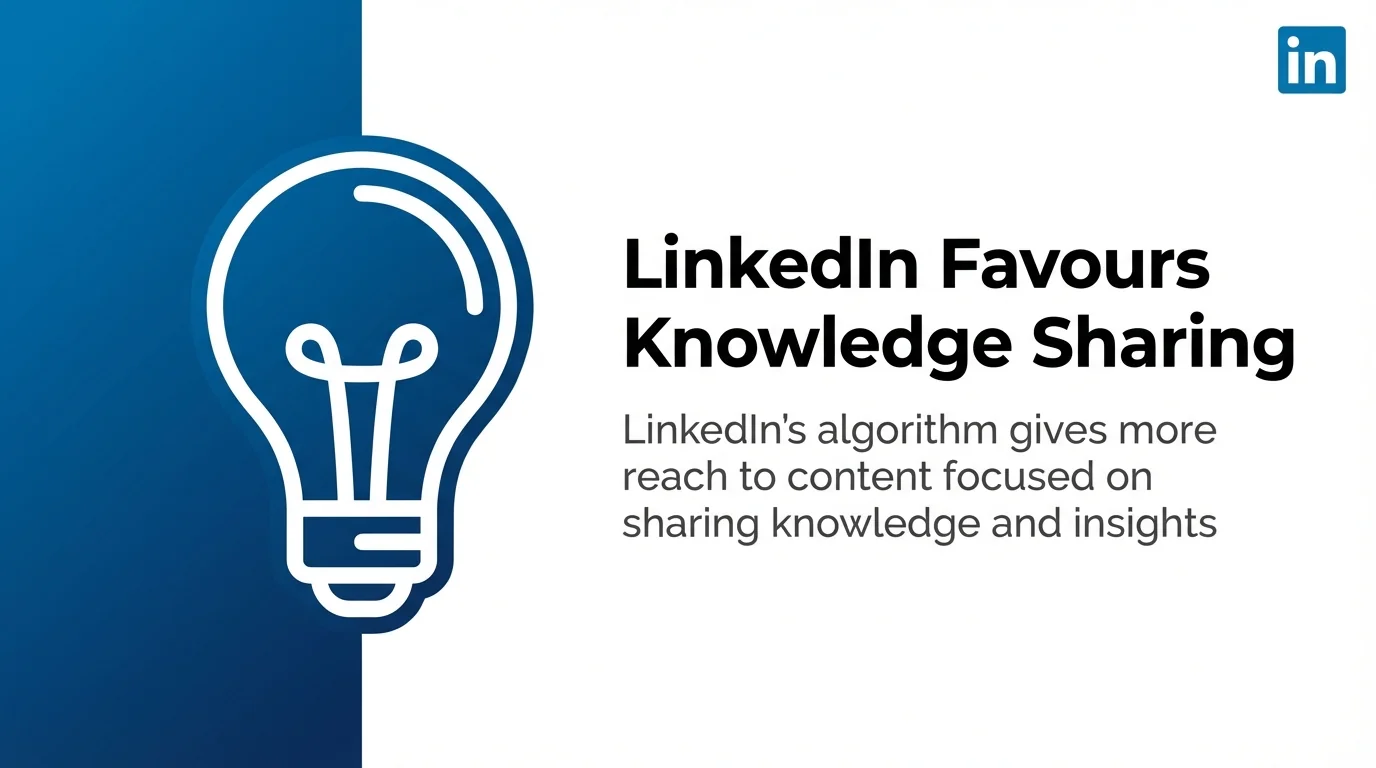 LinkedIn Favours Knowledge Sharing