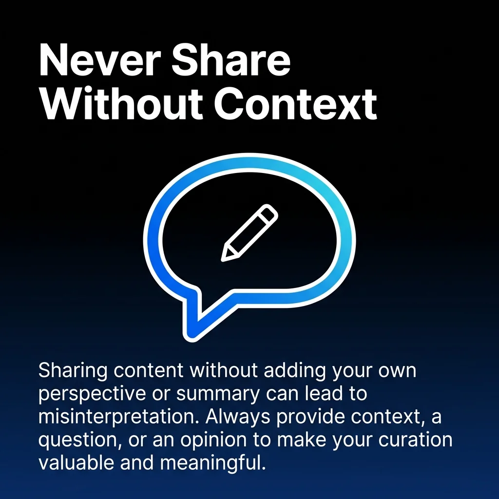Never Share Without Context