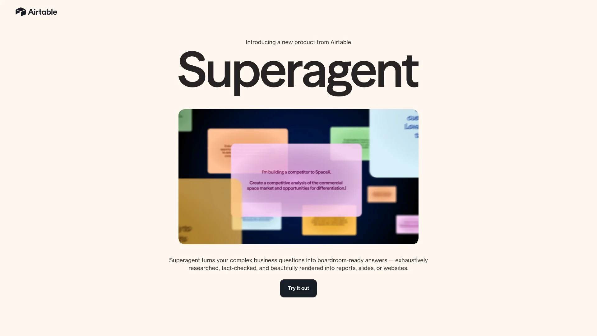 Screenshot of https://airtable.com