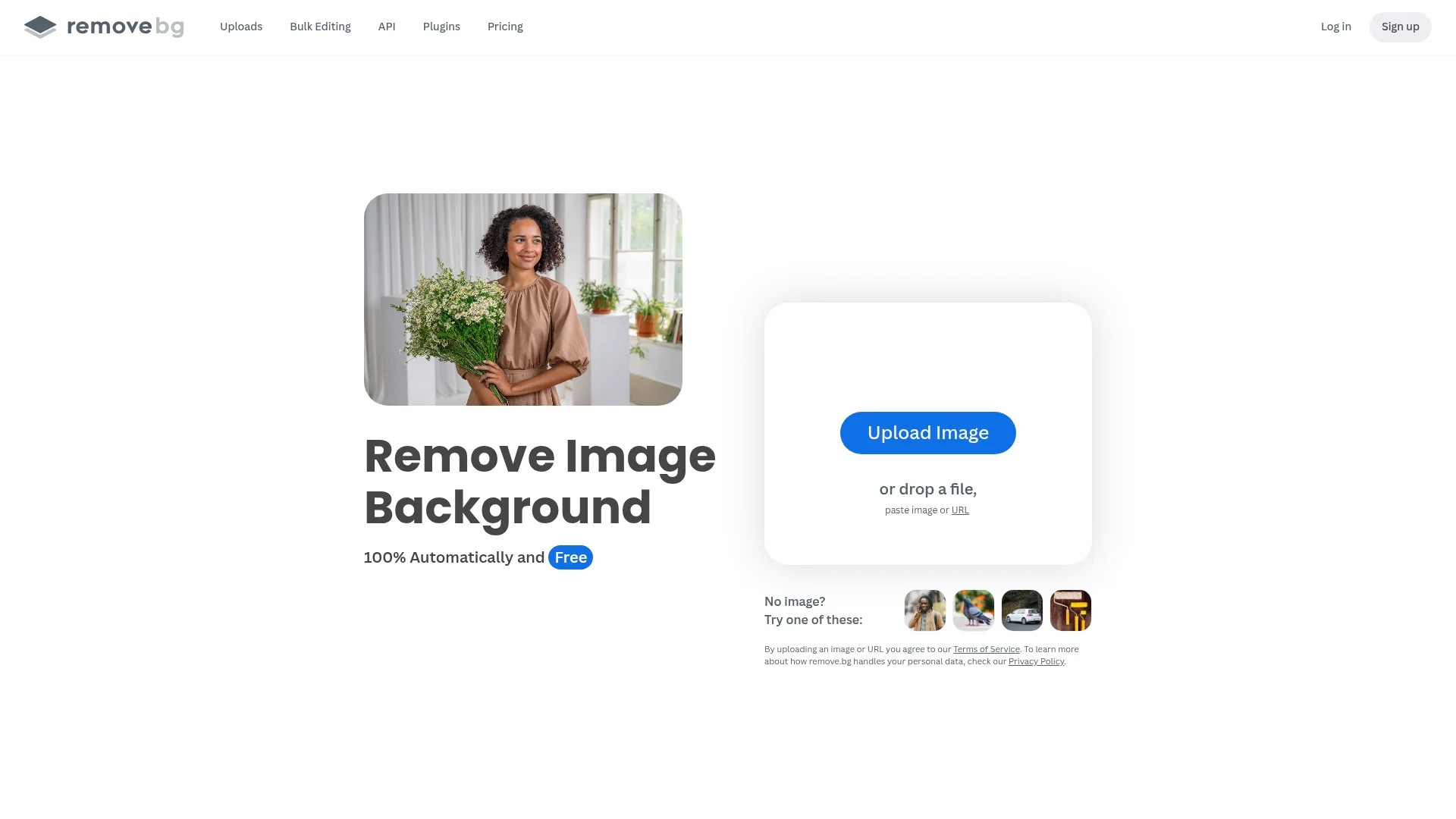 Screenshot of https://www.remove.bg