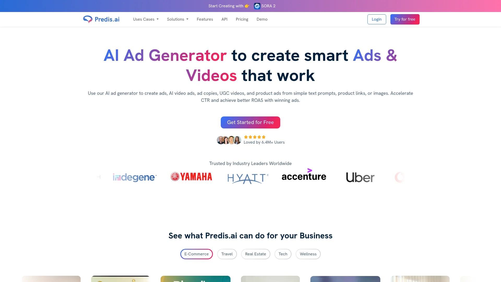 Screenshot of https://predis.ai