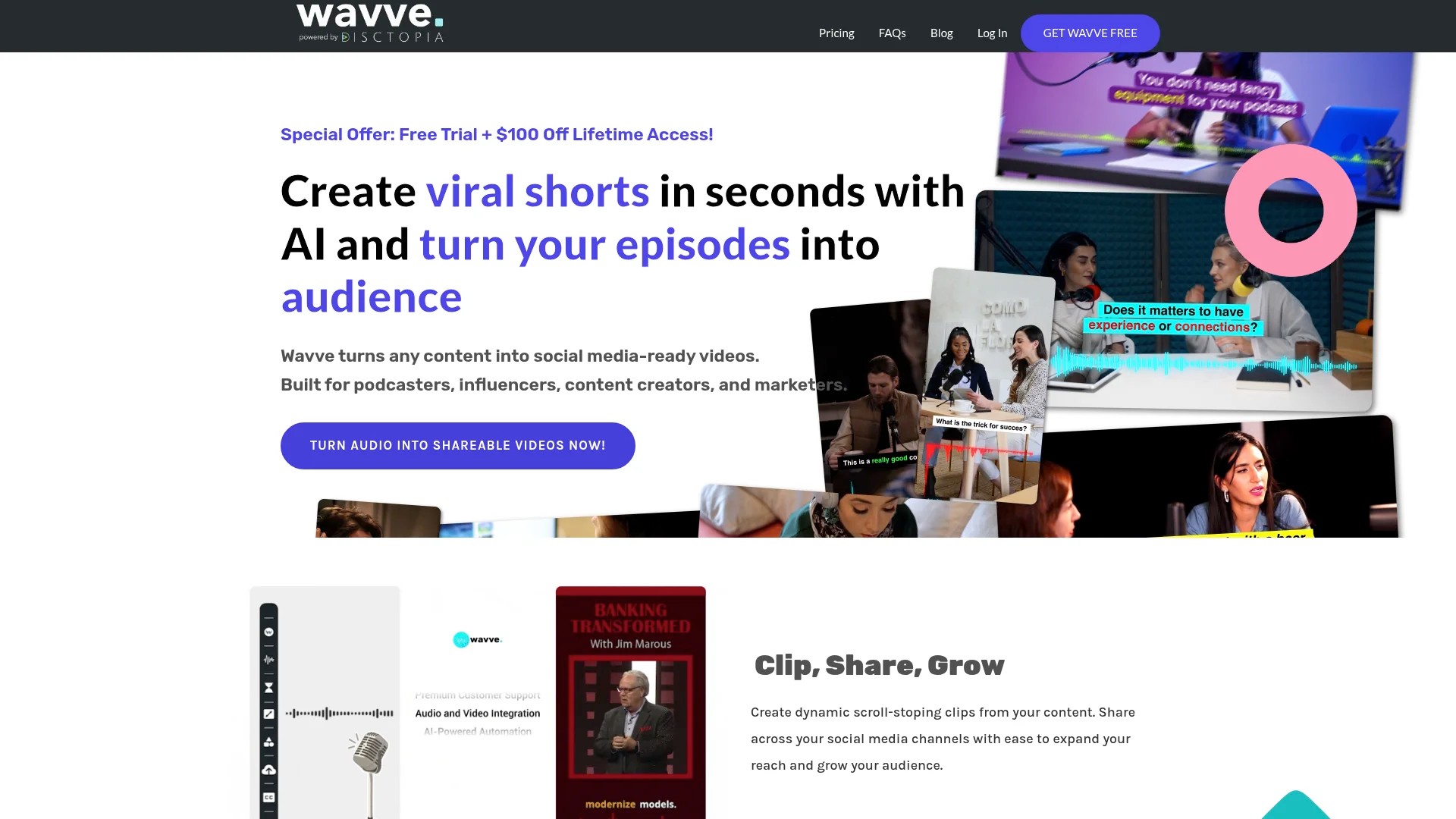 Screenshot of https://www.wavve.co