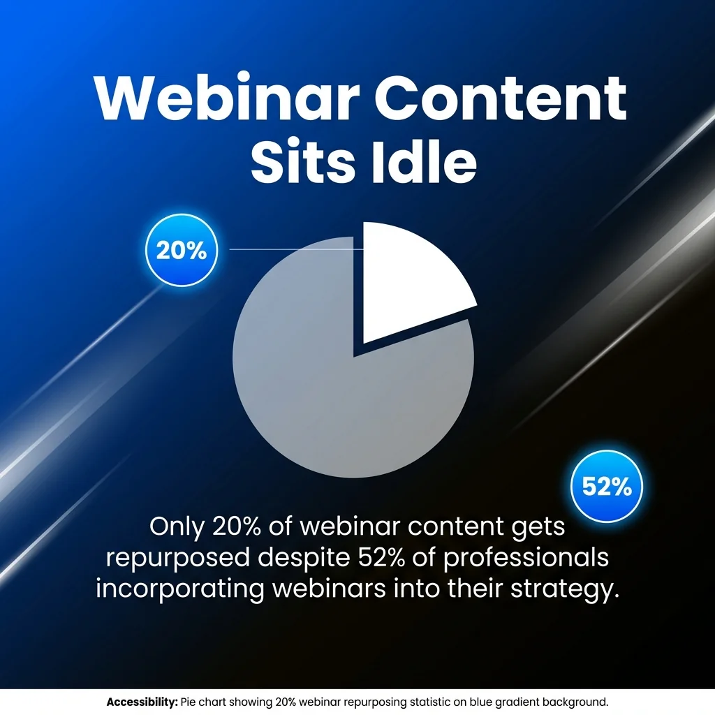Webinar Content Sits Idle