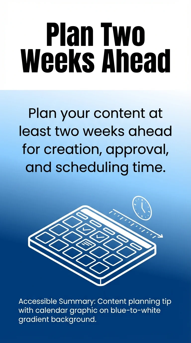 Plan Two Weeks Ahead