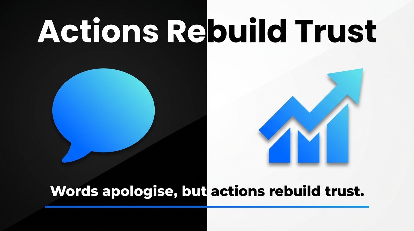 Actions Rebuild Trust